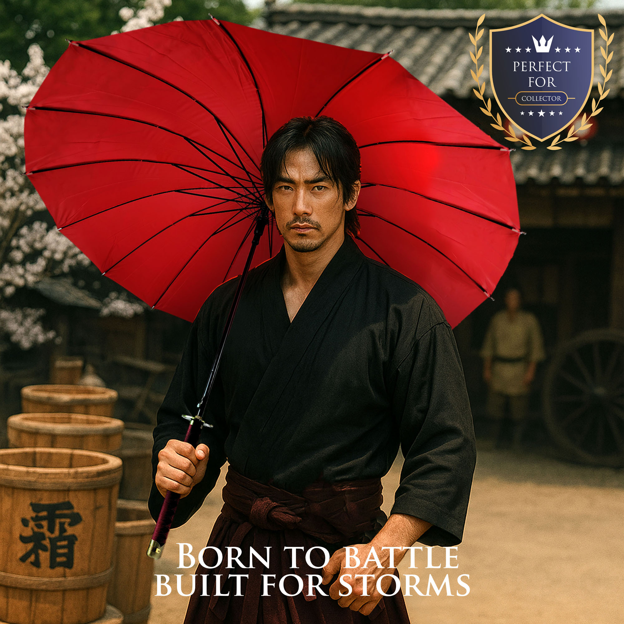 One Piece – Sandai Kitetsu Katana Regenschirm (16K Premium Version) 
