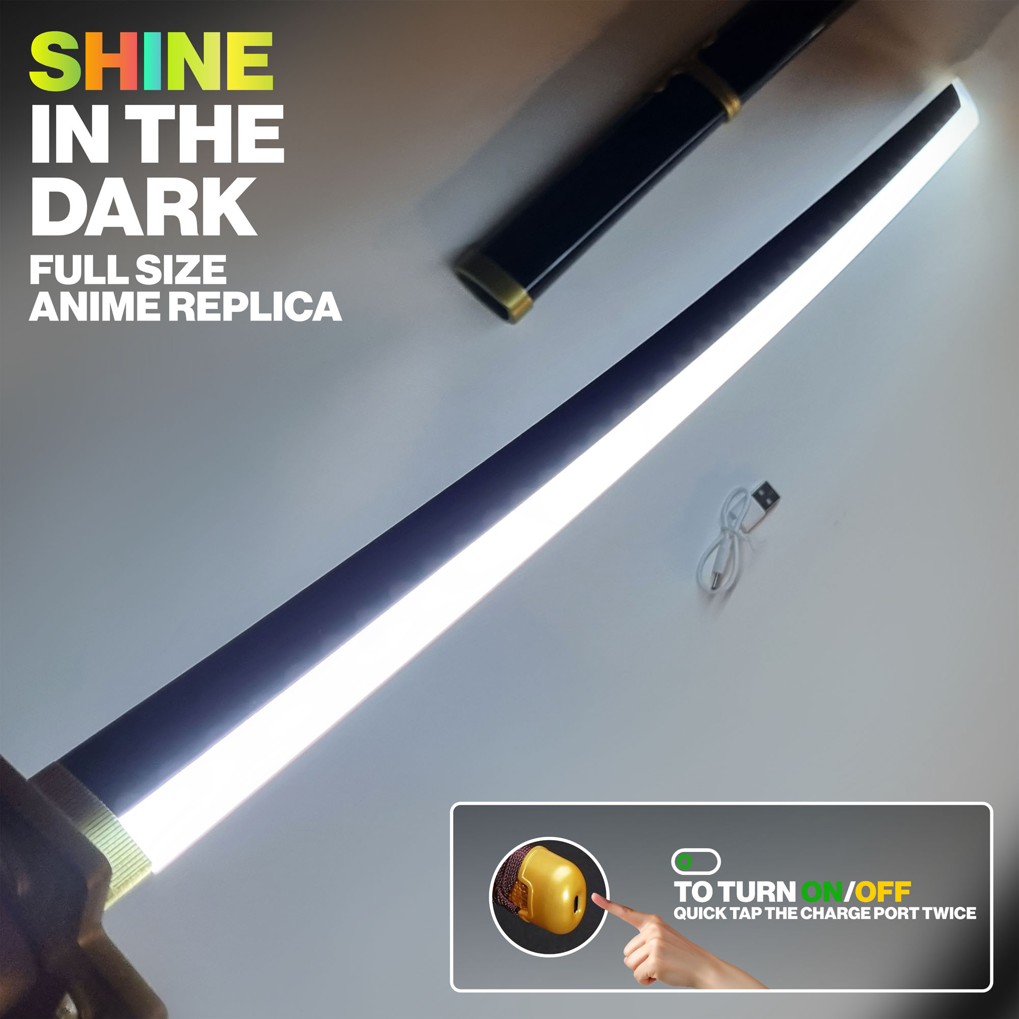 One Piece - Roronoa Zoro Yubashiri Katana - LED Version