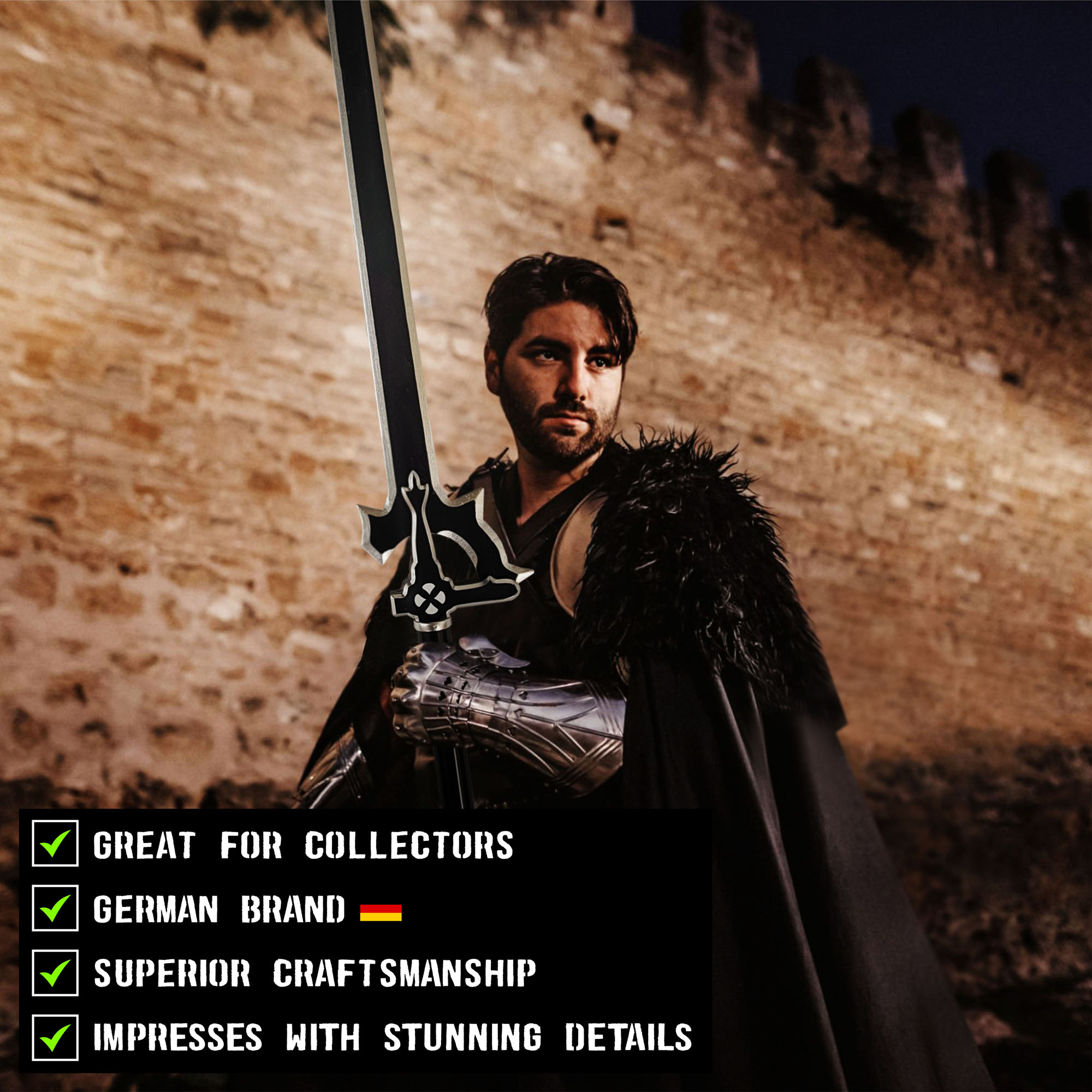 Sword Art Online - Kirito´s Elucidator - Wooden Version