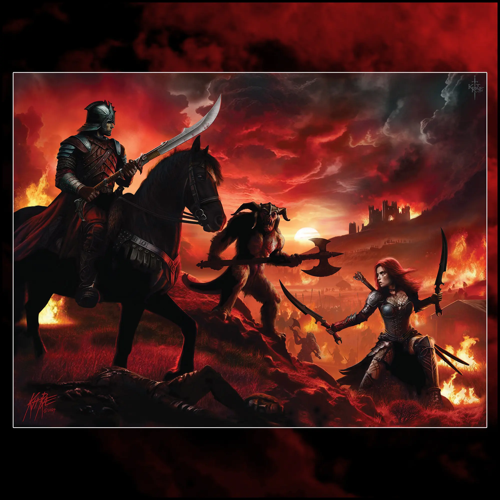 Kit Rae Savathos-Mithrodin War Sword - Gold Version