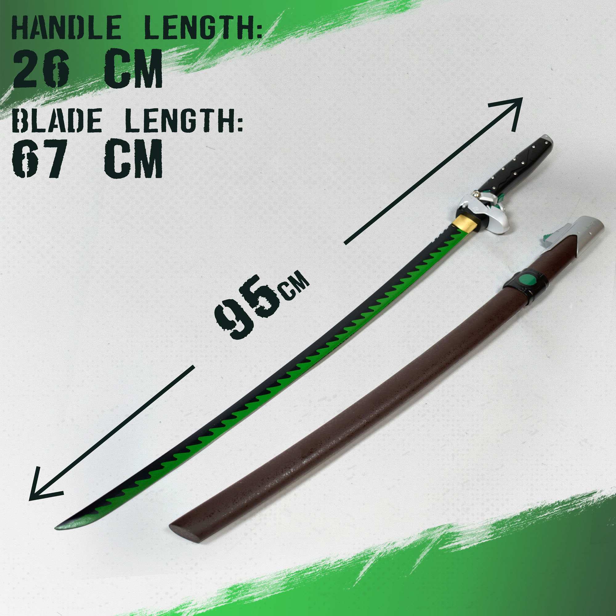 Overwatch - Schwert von Genji, handgeschmiedet