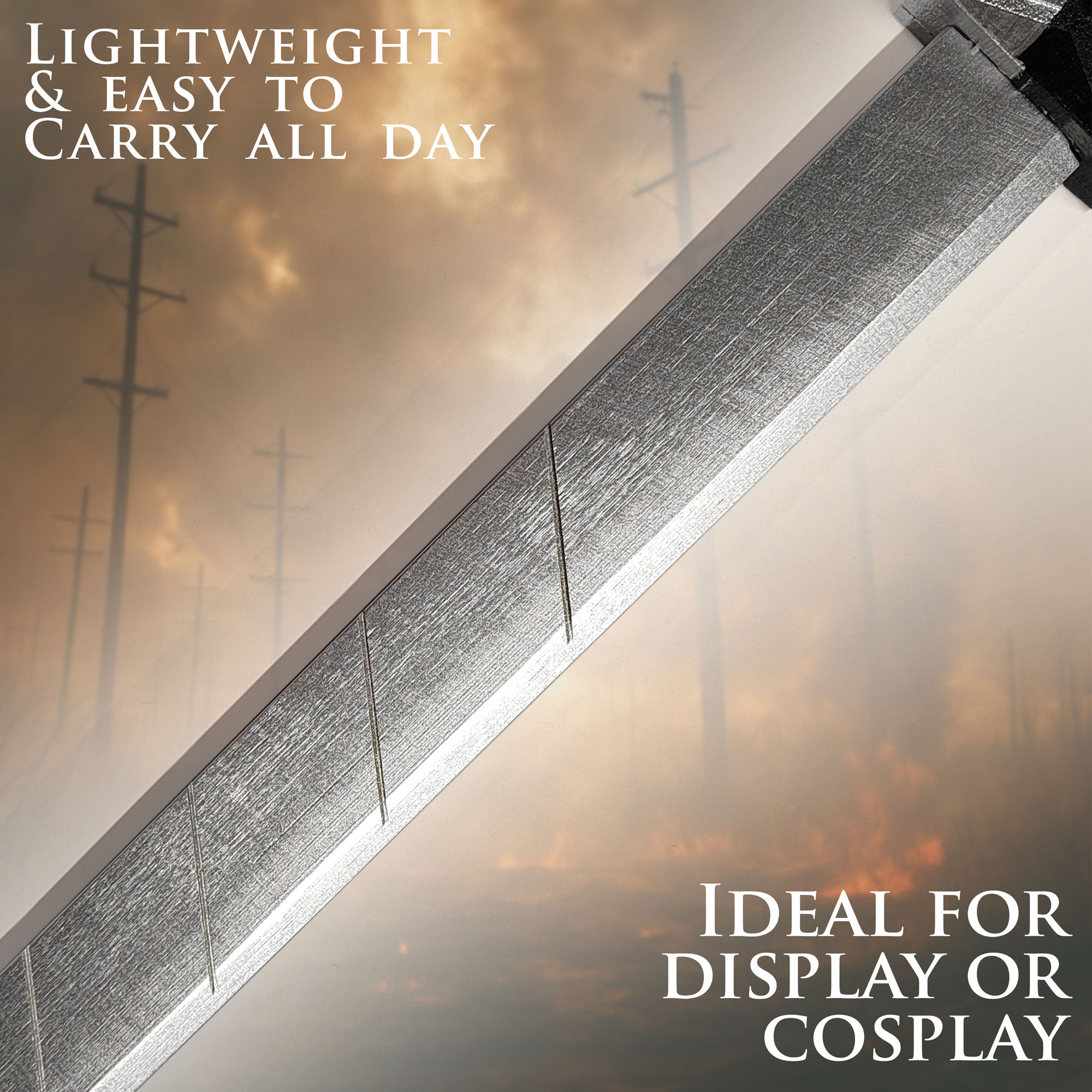 Attack on Titan - Halbklingenschwert - Holzversion