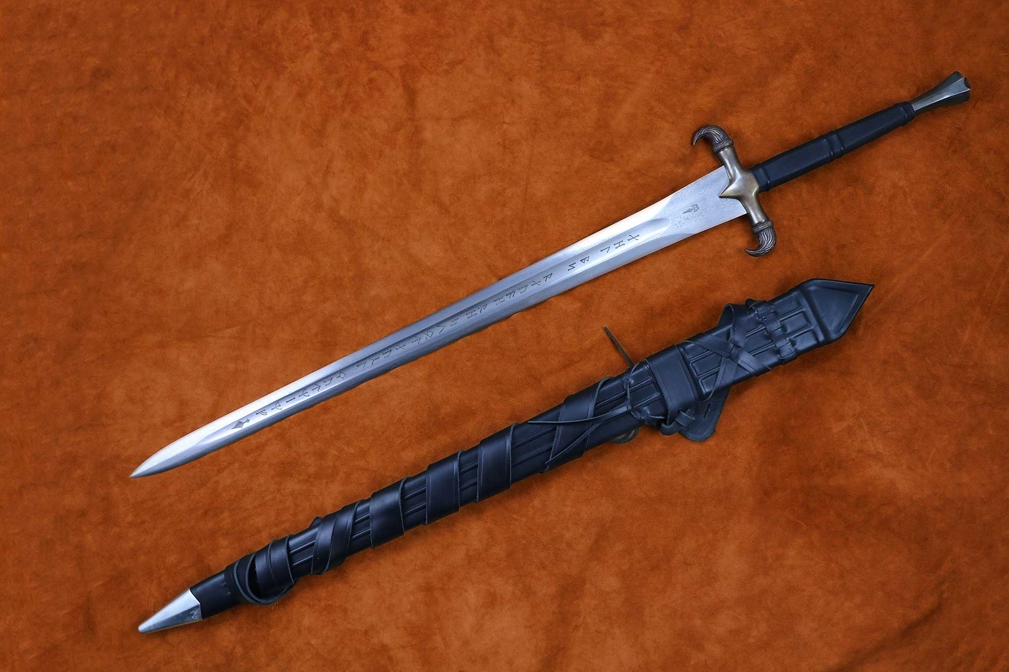 Erland Sword Folded Steel Blade 