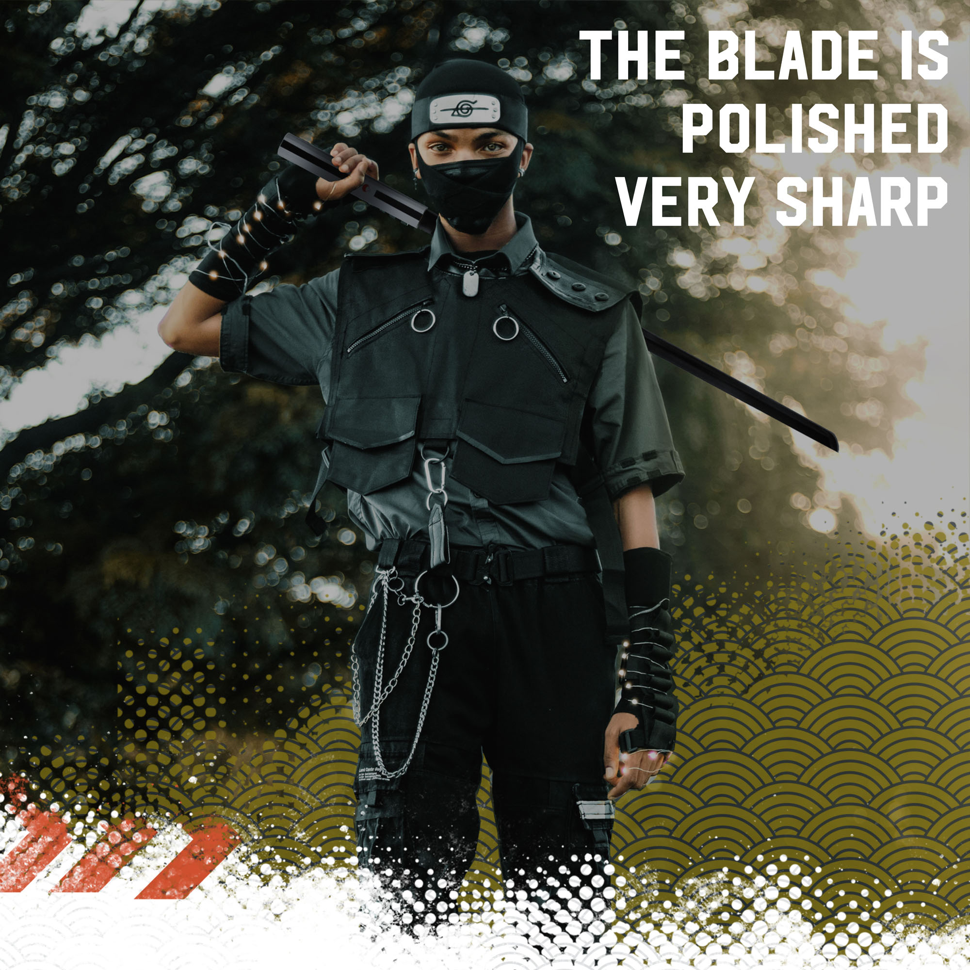 Sasuke Uchiha Naruto Anime Katana - handforged