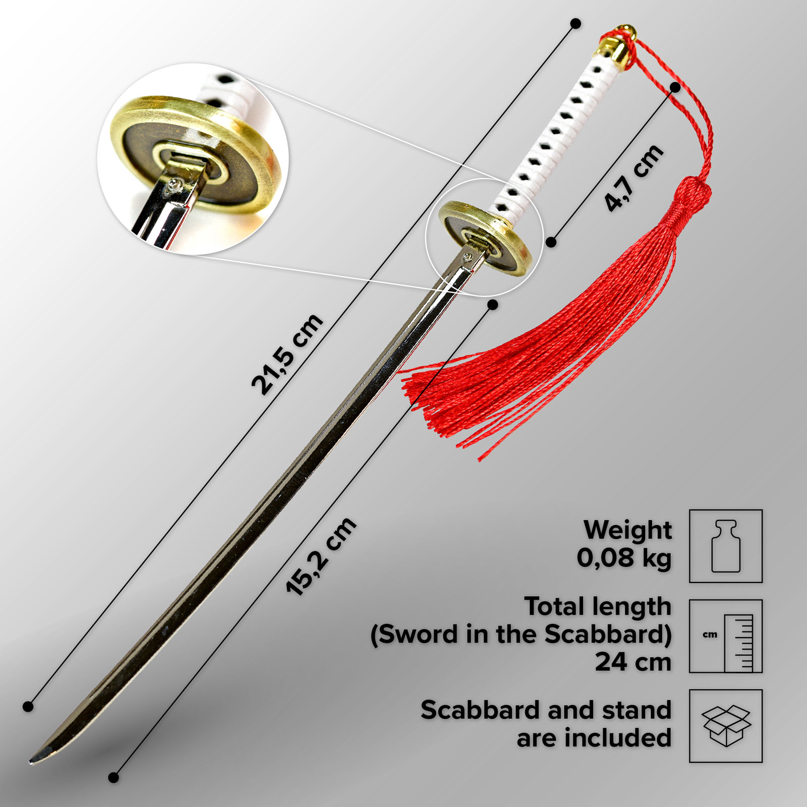 One Piece - Wado-Ichi-Monji Katana von Roronoa Zoro - Brieföffnerversion One Piece - Wado-Ichi-Monji Katana von Roronoa Zoro - Brieföffnerversion