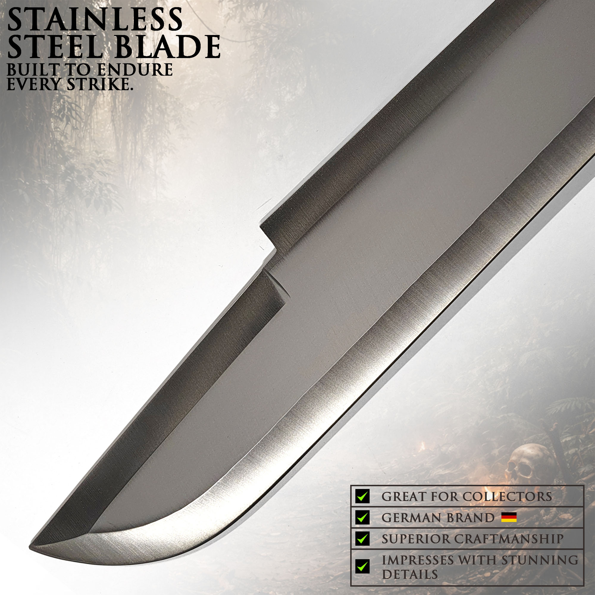 Predator Raptor Machete mit Scheide