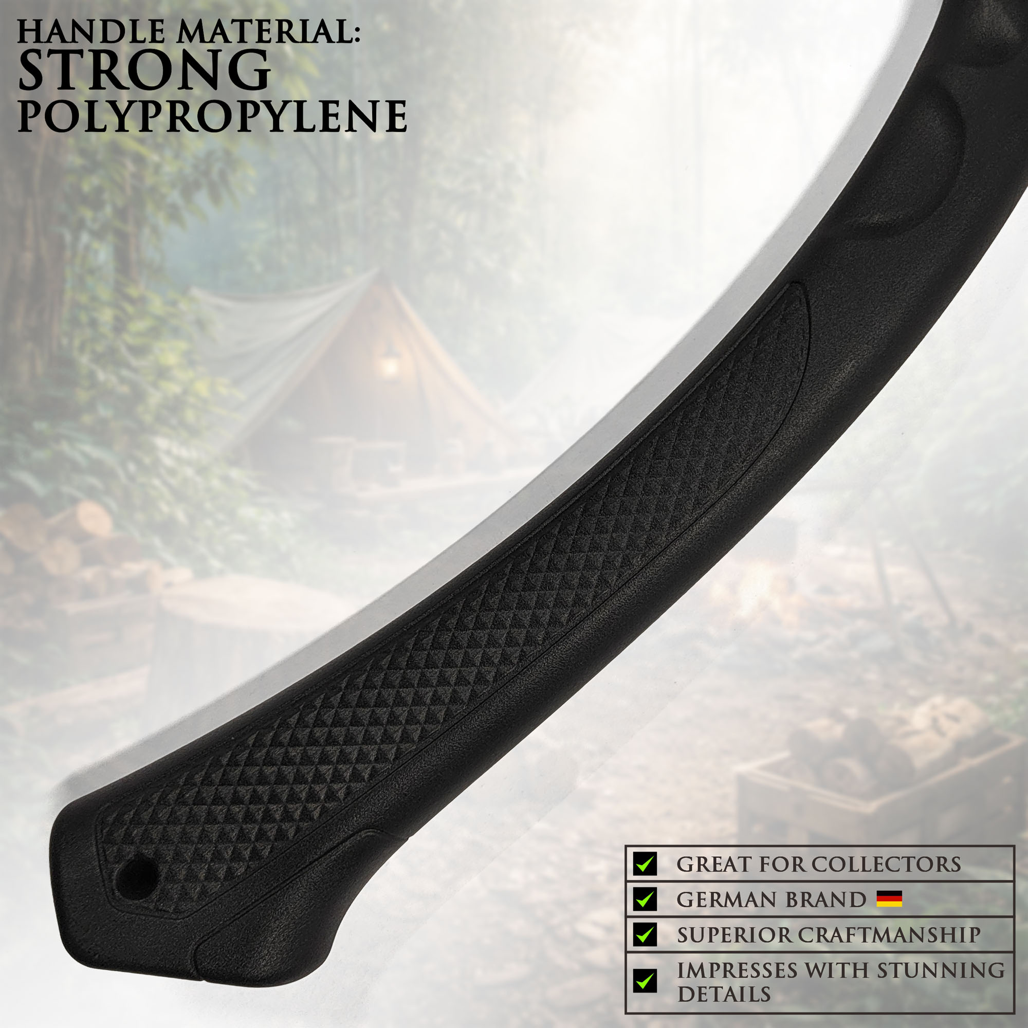 Taktisches Outdoor-Beil / Tomahawk – 43cm Survival-Axt