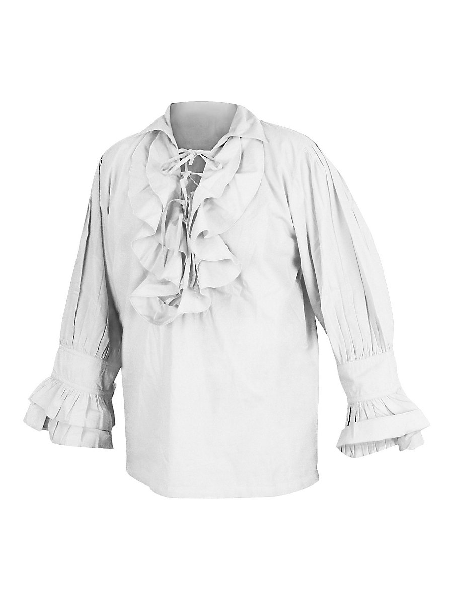 Renaissance Frill Shirt white, Size L/XL
