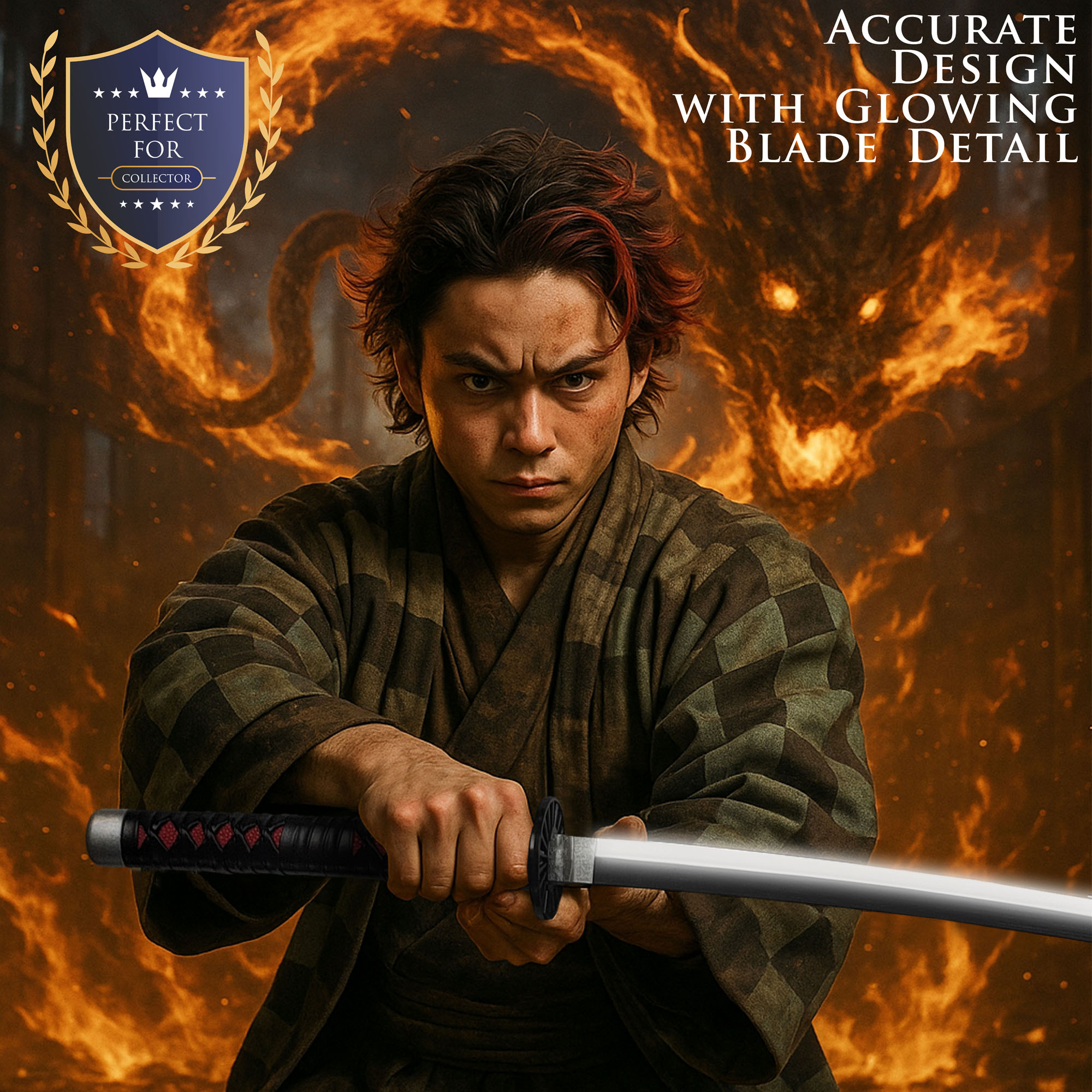 Demon Slayer: Kimetsu no Yaiba Kamado Tanjirou's Sword - LED Version