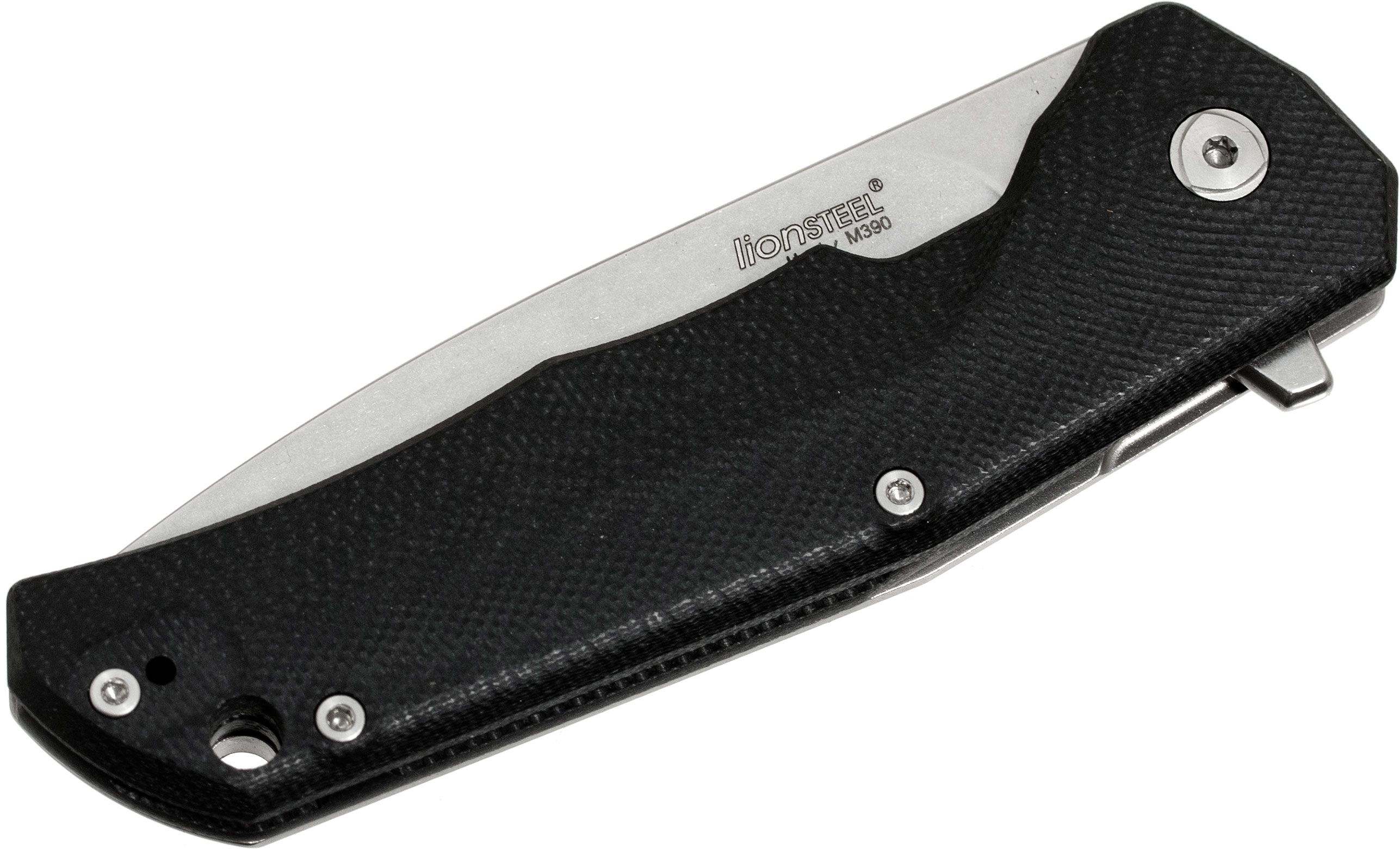 Three Rapid Exchange, M390 Blade, Black G10/Matte Titanium Handle