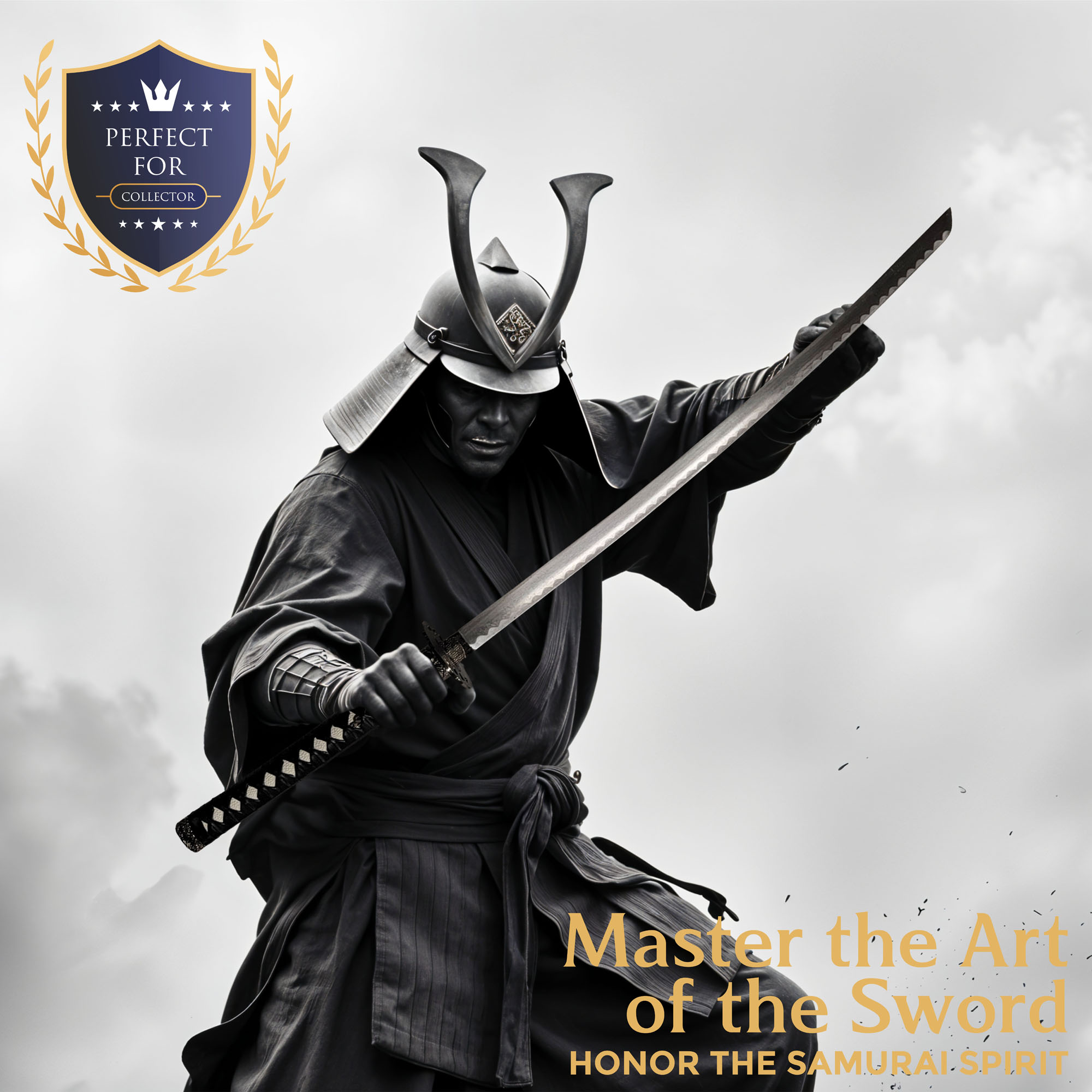 Katana des Himmlischen Waldes mit Ständer