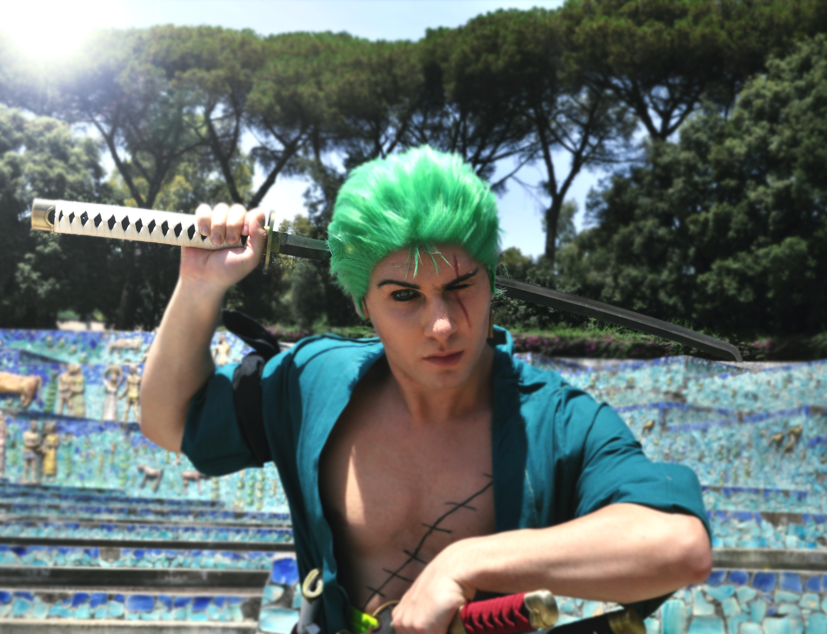 Wado-Ichi-Monji von Roronoa Zoro Katana - Handgeschmiedet