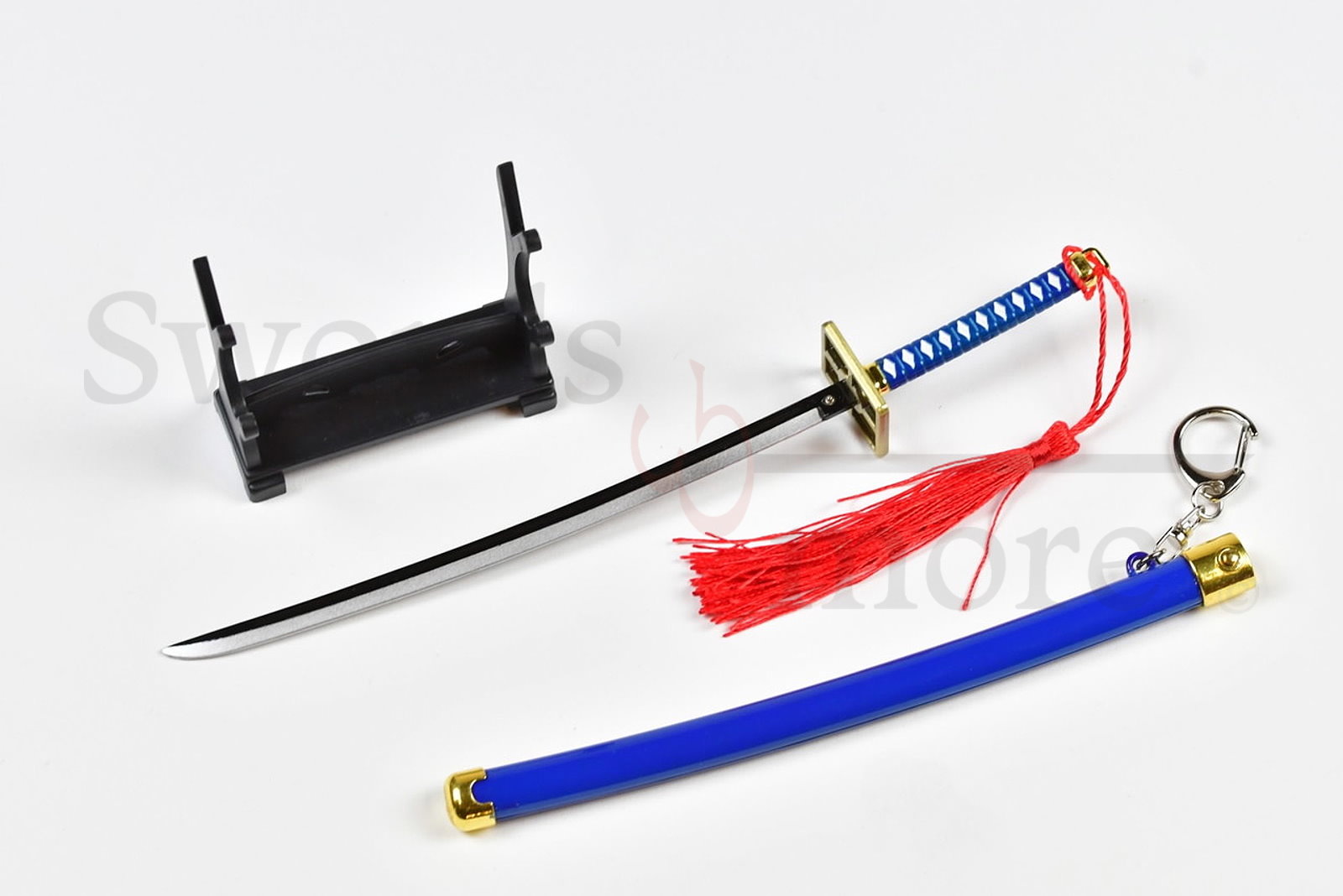 Bleach - Byakuya Kuchiki Zanpakuto Schwert, Anime Katana, Schwert Brieföffner mit Scheide und Ständer 