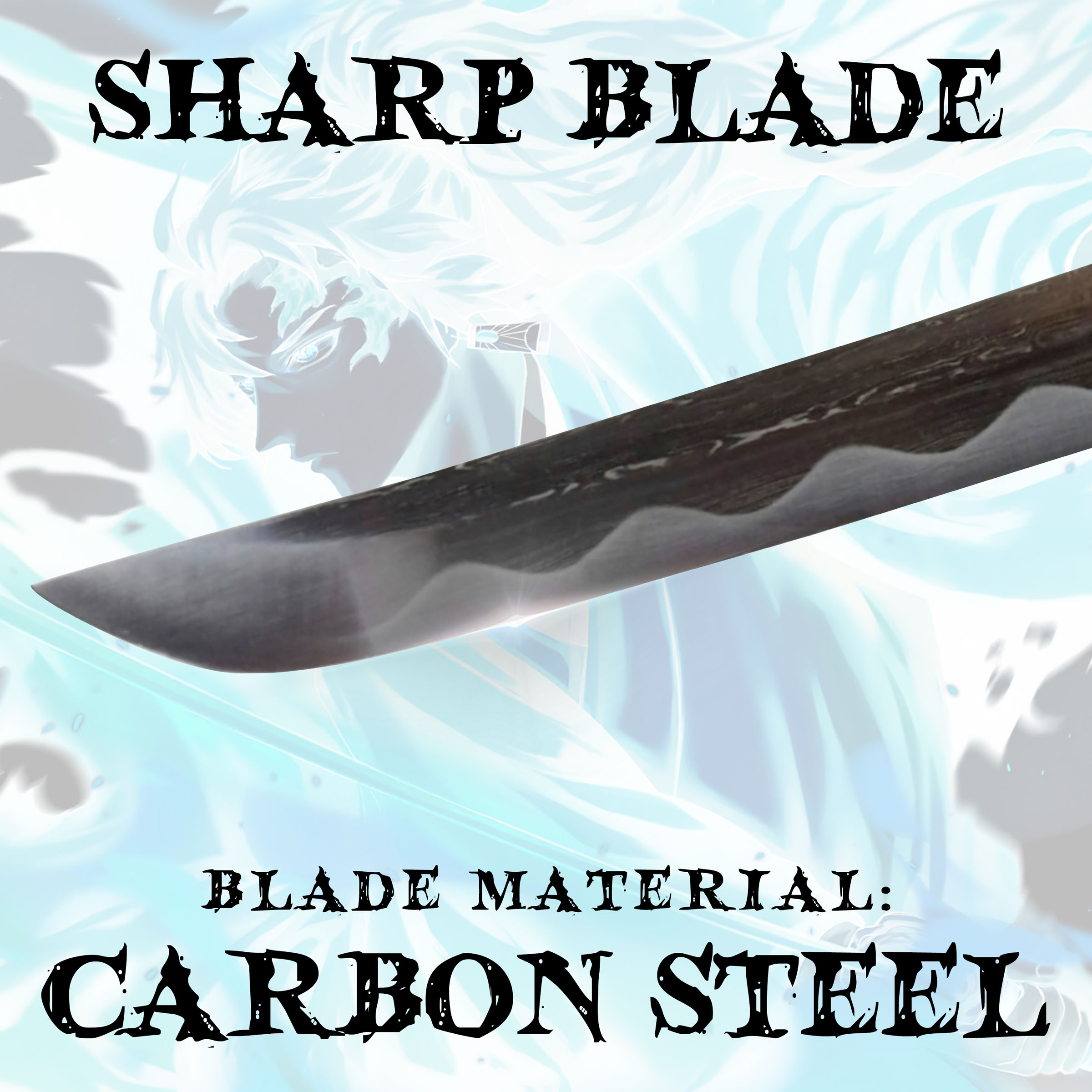 Demon Slayer: Kimetsu no Yaiba - Rengoku Kyoujurou Schwert - handgeschmiedet und gefaltet, Set