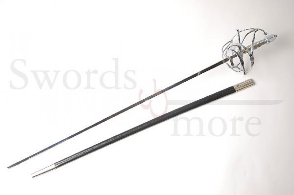 Silver Stage Combat Rapier