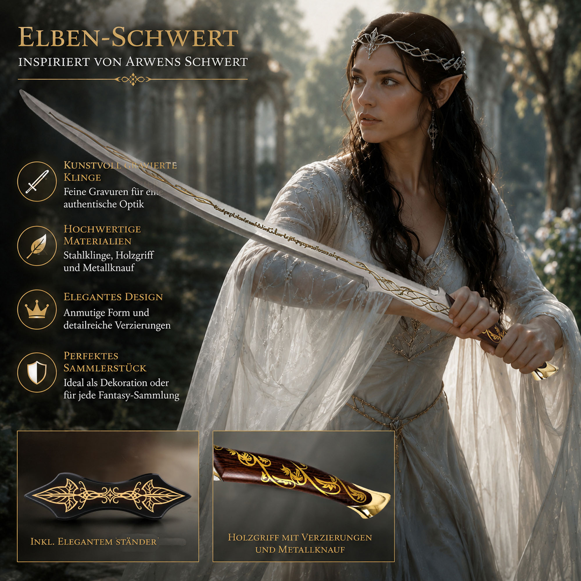 Elben-Schwert – inspiriert von Arwens Schwert