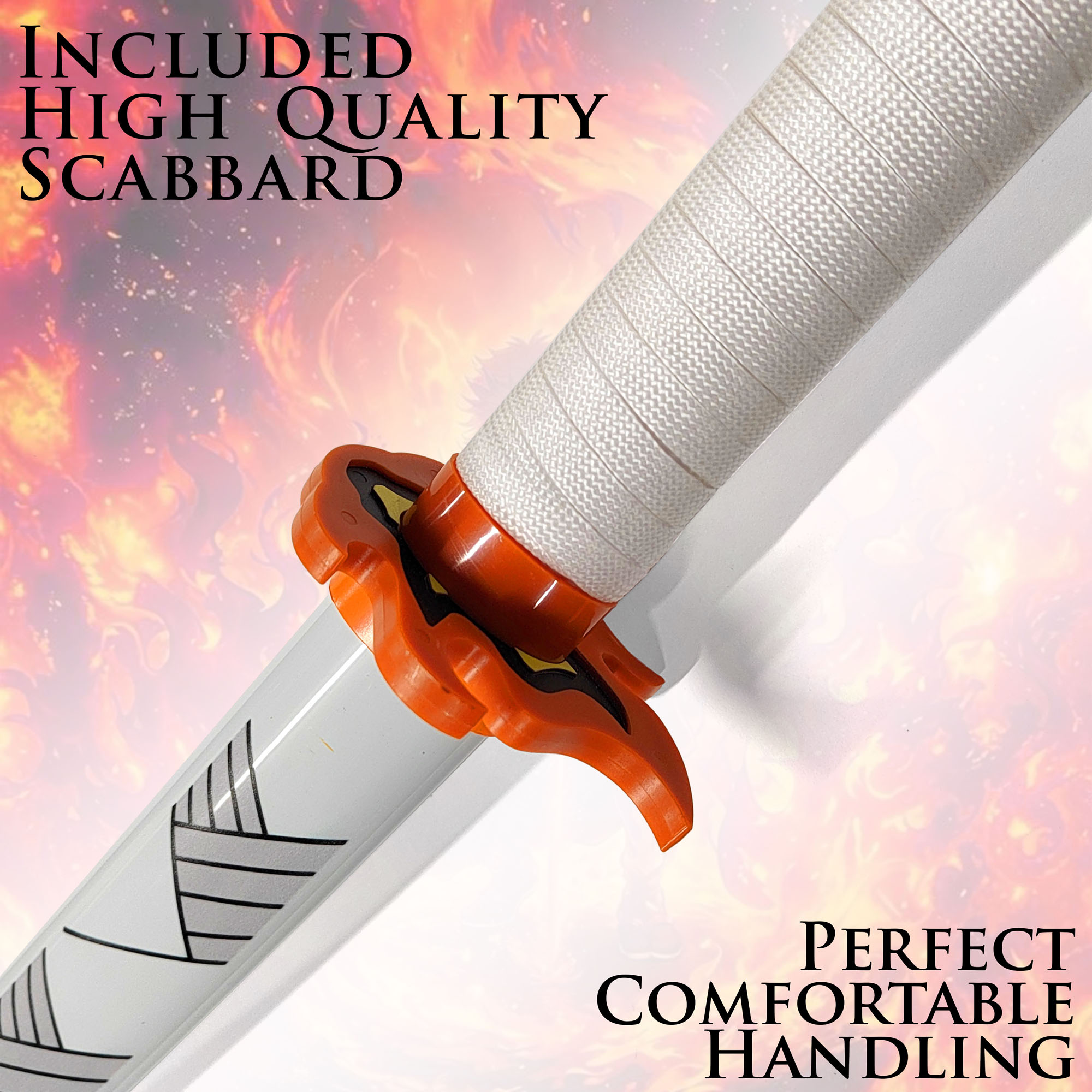 Demon Slayer: Kimetsu no Yaiba - Rengoku Kyoujurou Schwert - LED Version