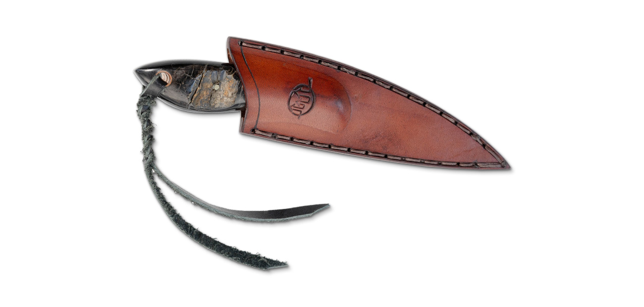 Treychongva Hunting Knife - Buffalo Horn