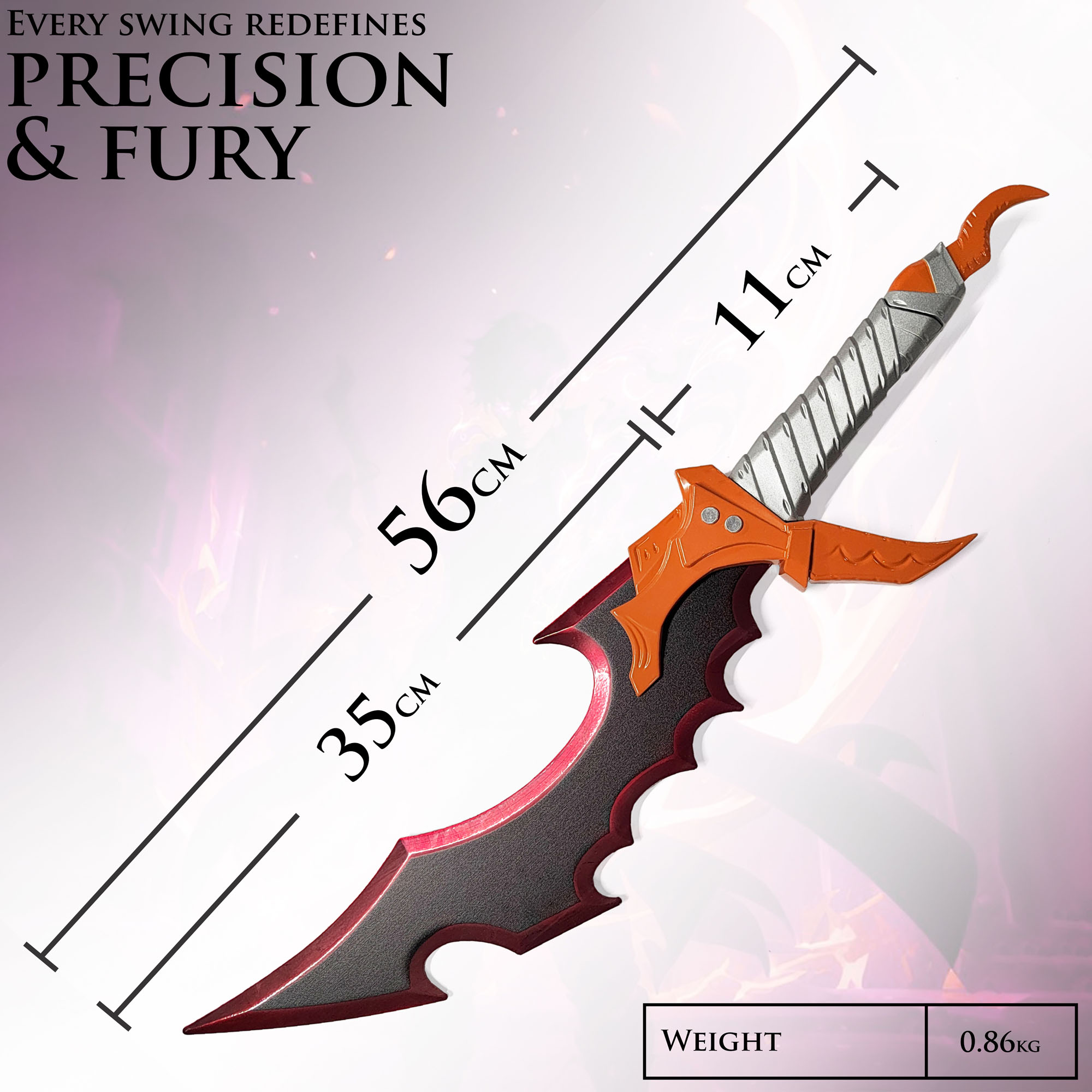 Solo Leveling - Sung Jinwoo Schwert Kasakas Ritter Killer Schwert mit Ständer