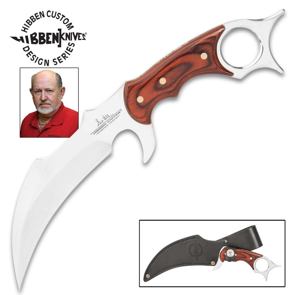 Gil Hibben Bloodwood Karambit With Sheath