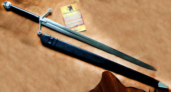 Scabbard with Interlaced Sword Belt