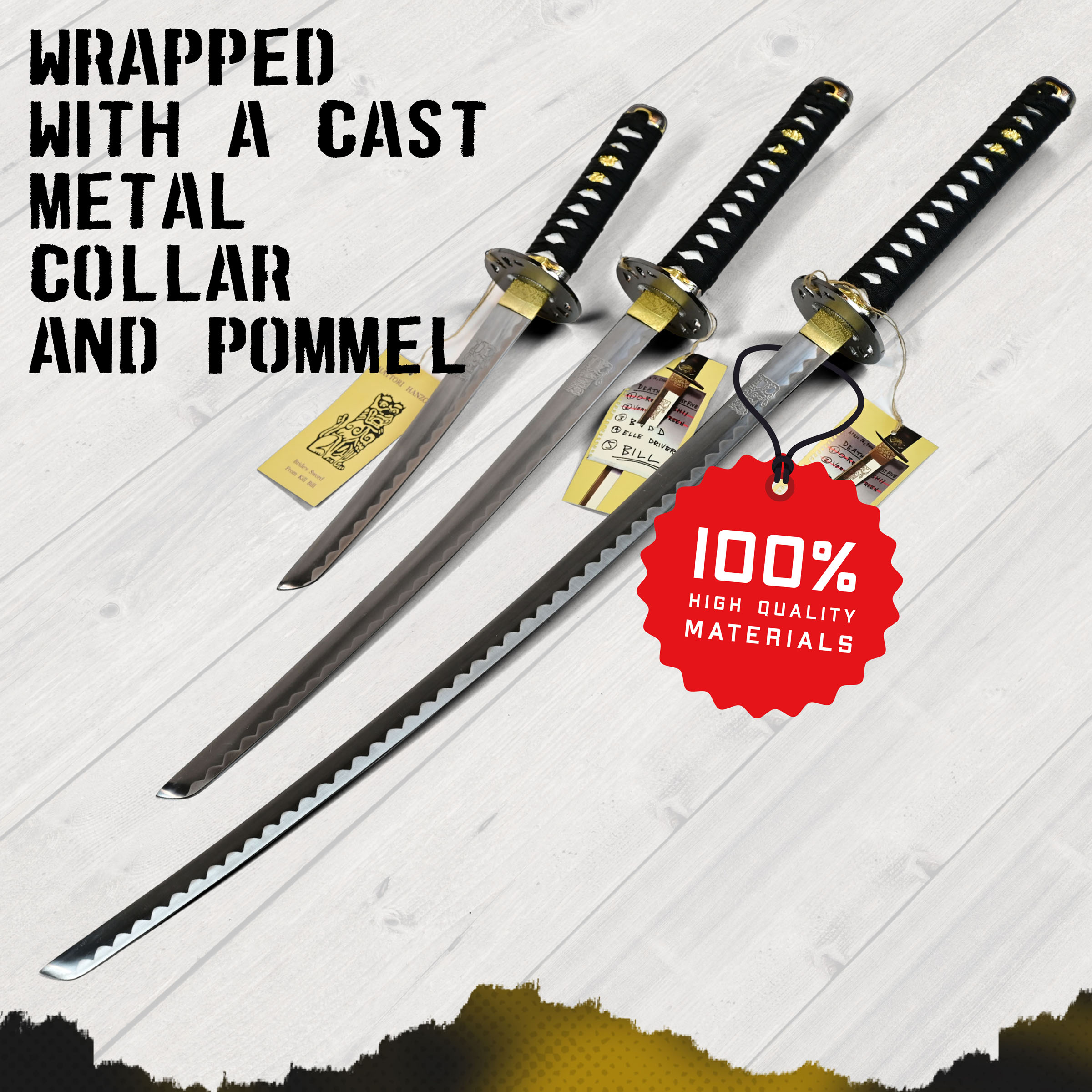 "Töte Bill" Hattori Hanzo Schwert Set "Töte Bill" Hattori Hanzo Schwert Set