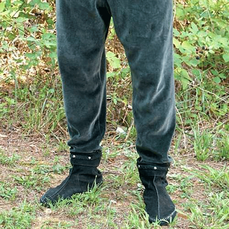 Samthose, grau, Größe S/M