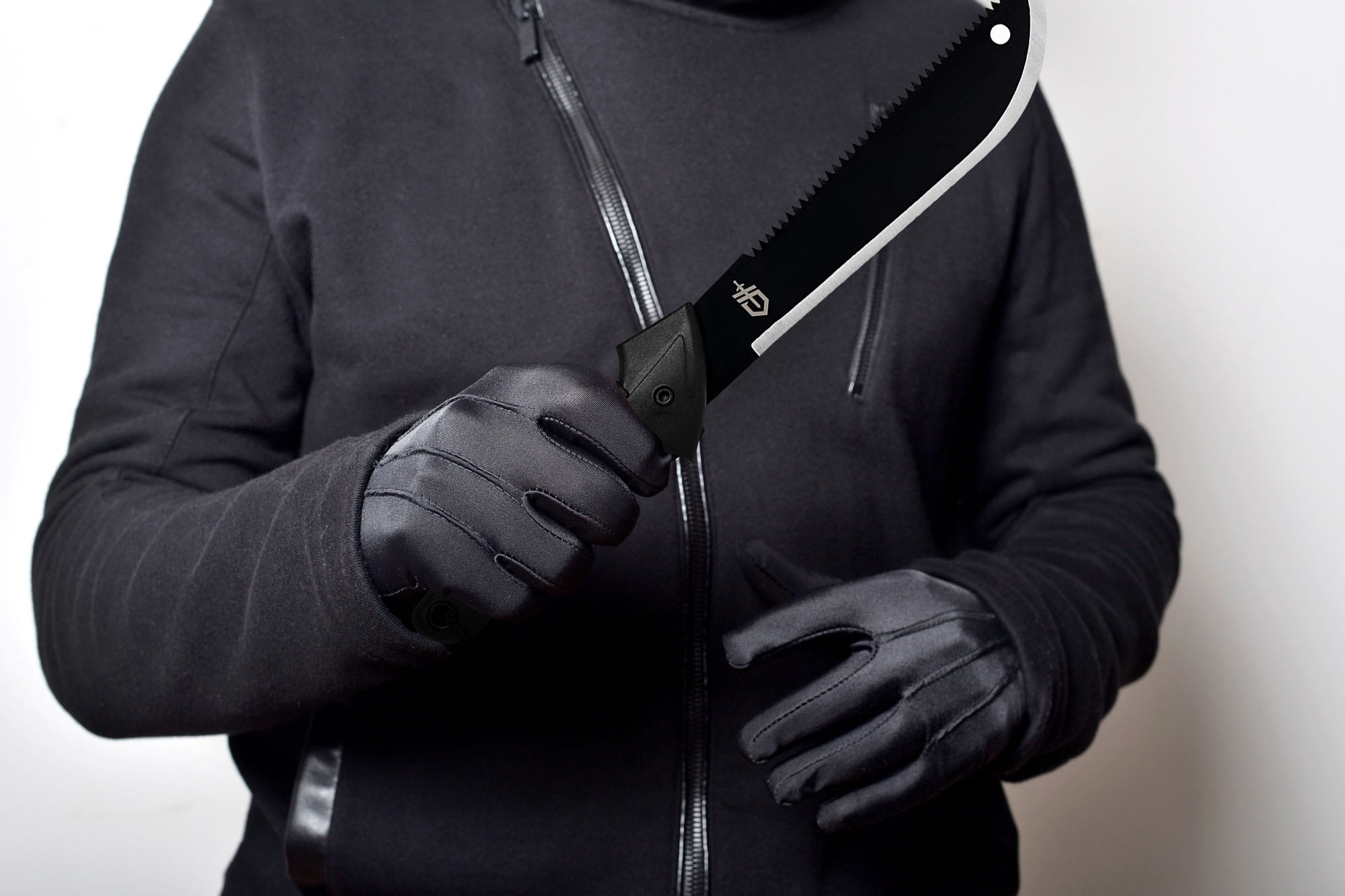 Gator Machete Jr., Gator Griff, Sägerückenklinge