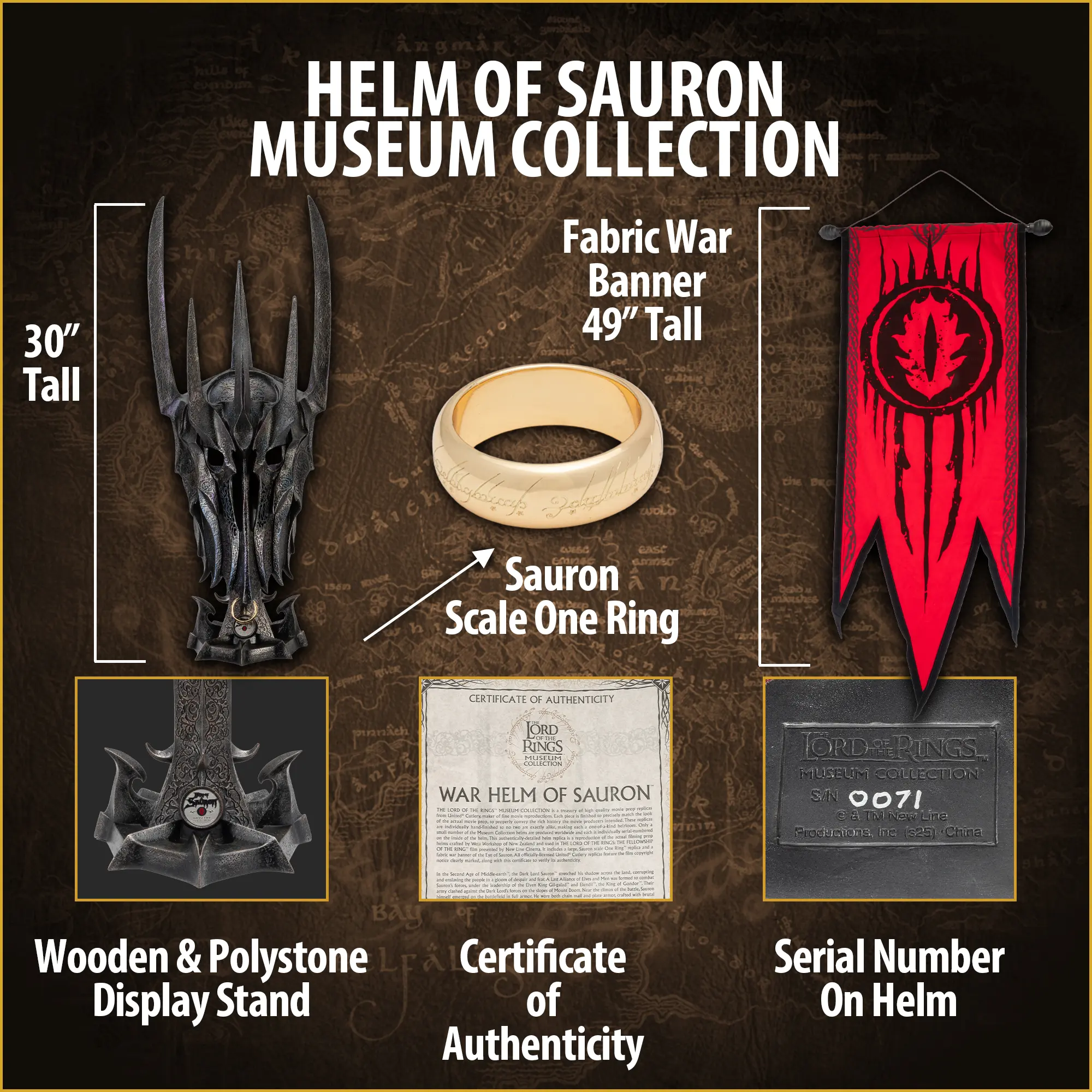 The Lord of the Rings - Helm of Sauron (Museum Collection)