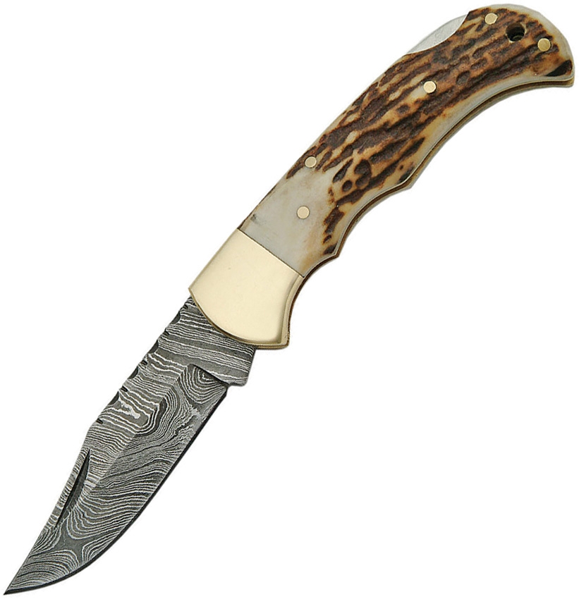 Smokehouse Knife, Lockback Stag