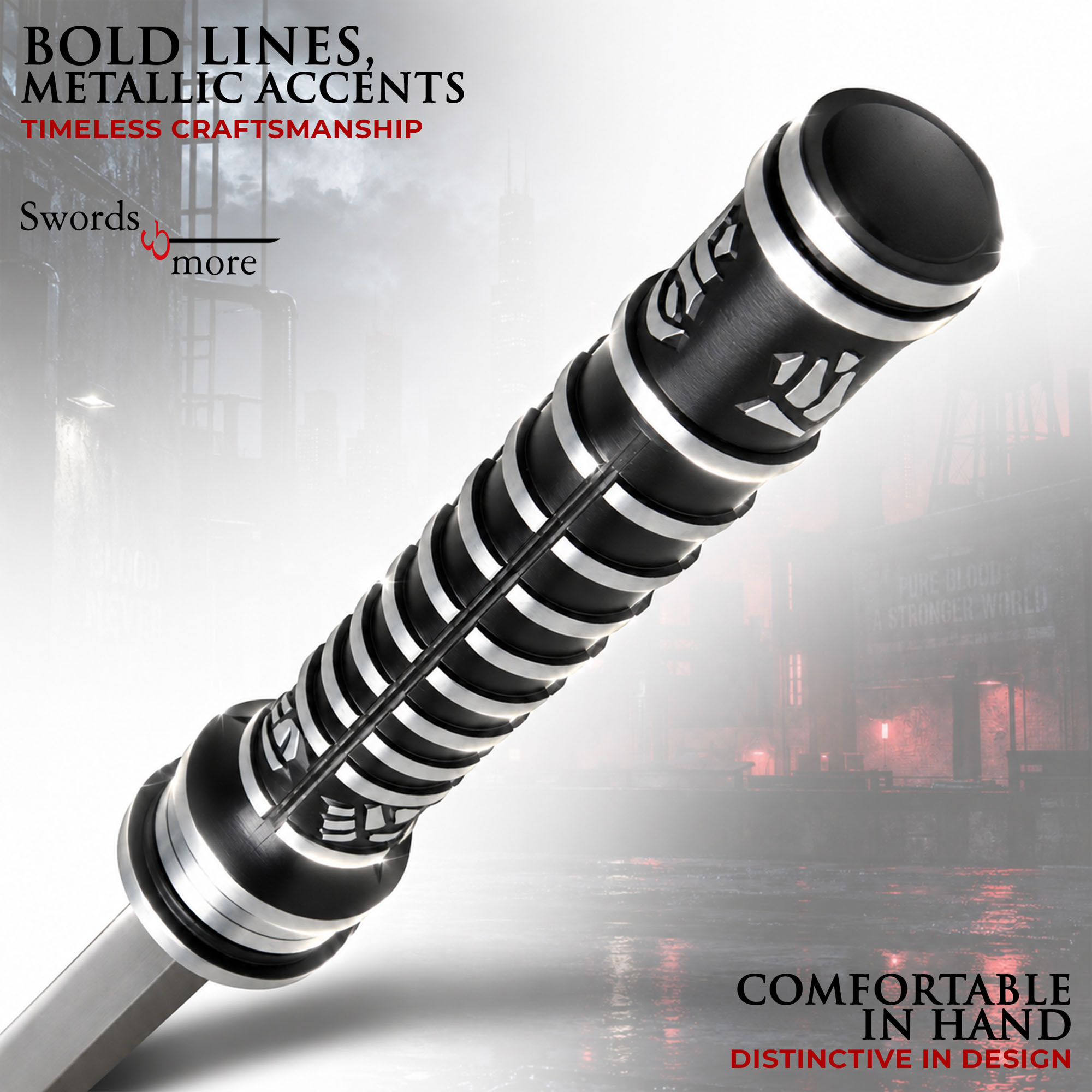 Folded Blade Sword With Scabbard