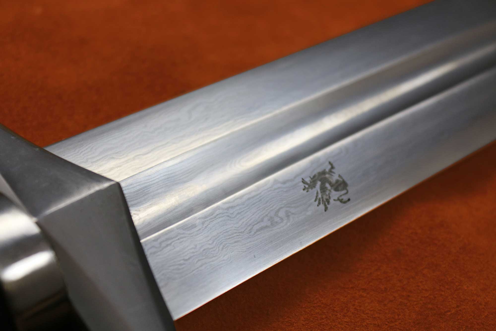 Waldläufer Schwert mit Klinge aus gefaltetem Stahl