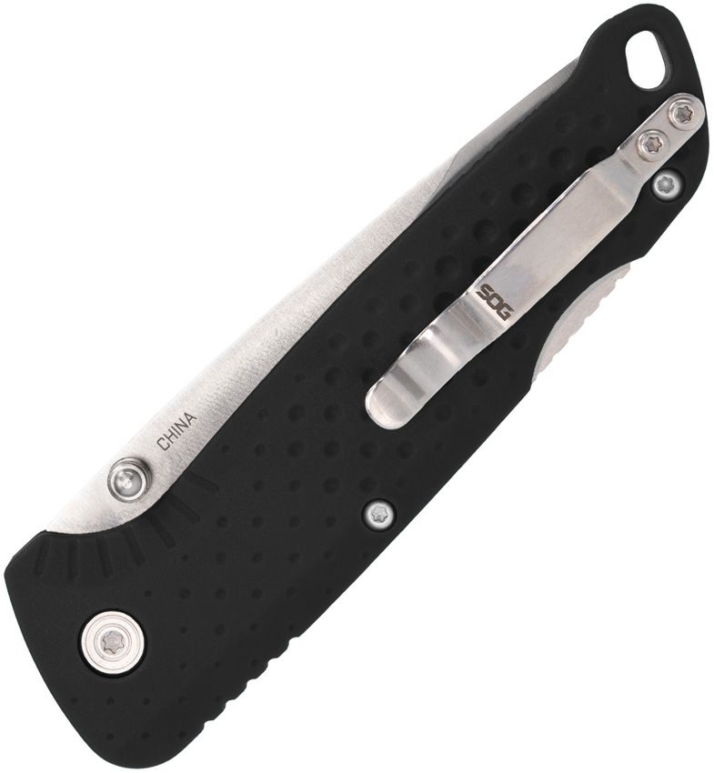 Adventurer Black Handle, Satin Blade