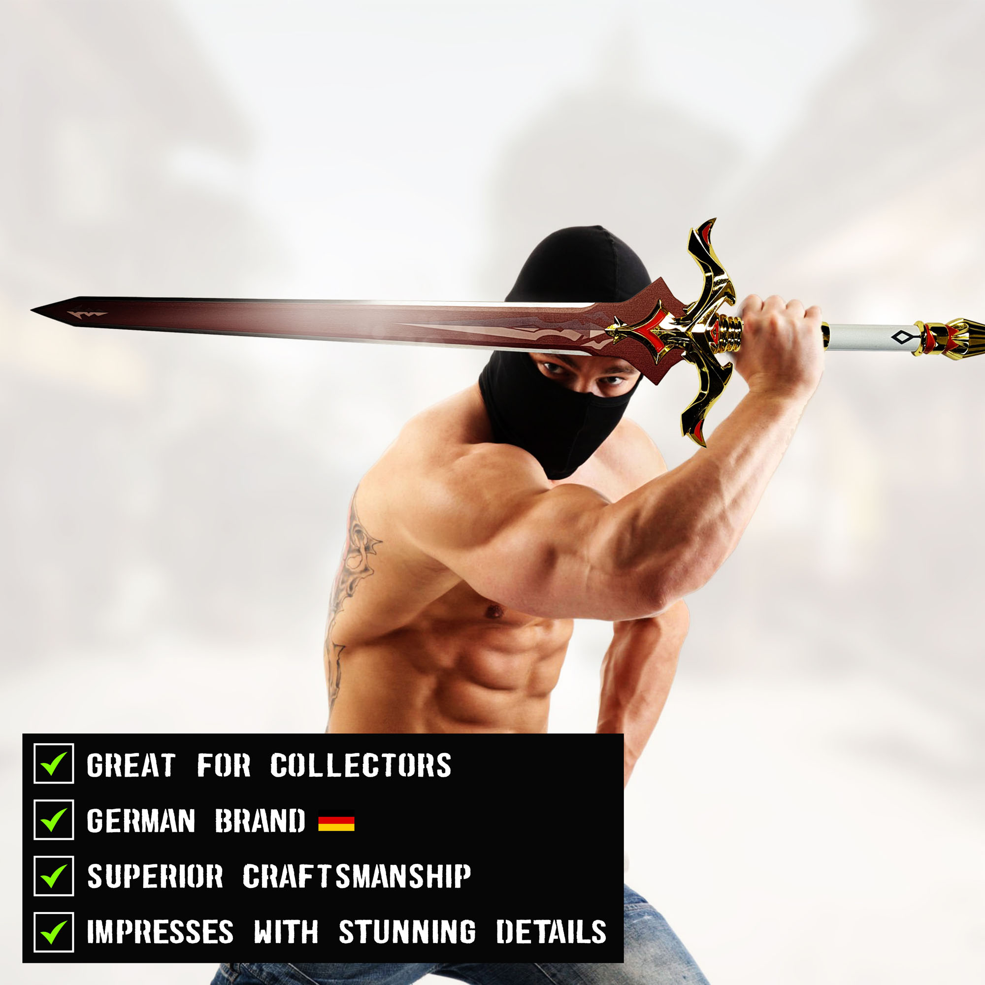 Genshin Impact - Royales Schwert mit Scheide