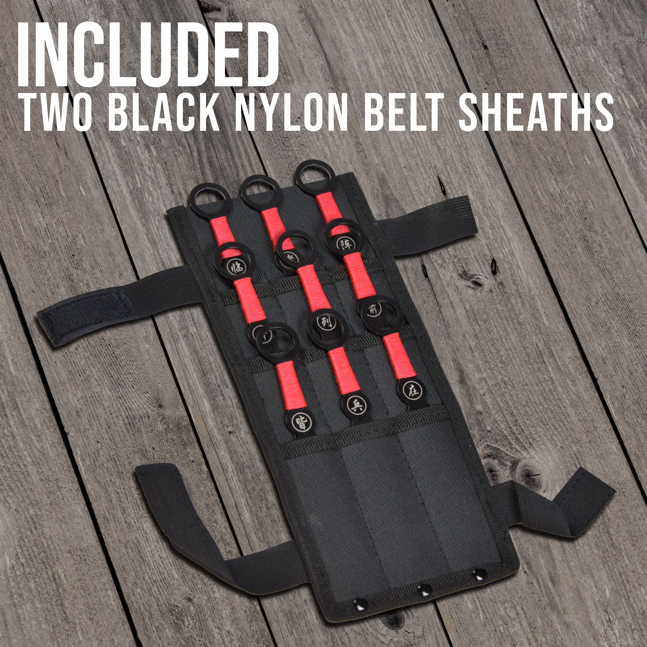 9 teiliges Wurfmesser Set mit Zielscheibe