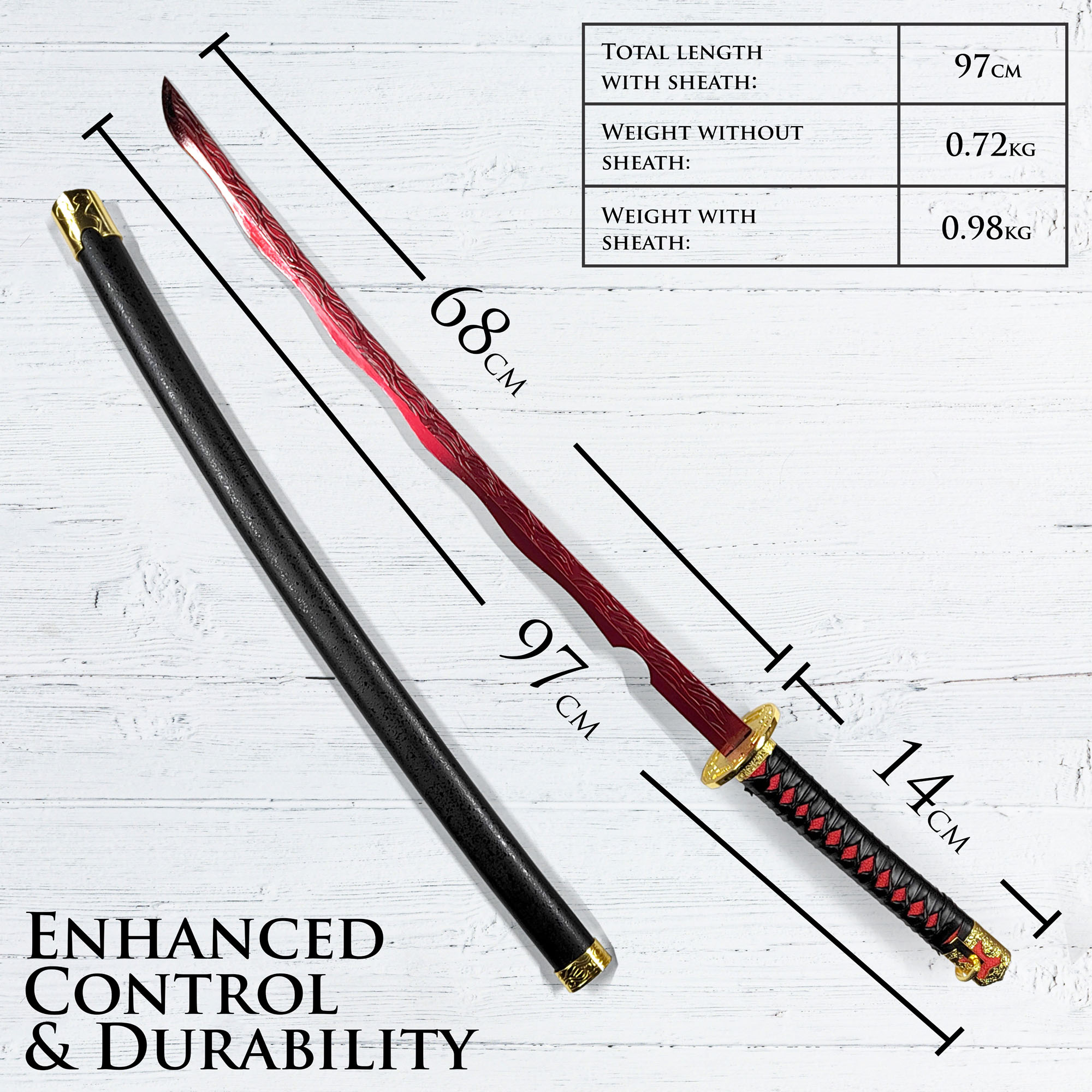 Elden Ring - Rivers of Blood Katana mit Scheide