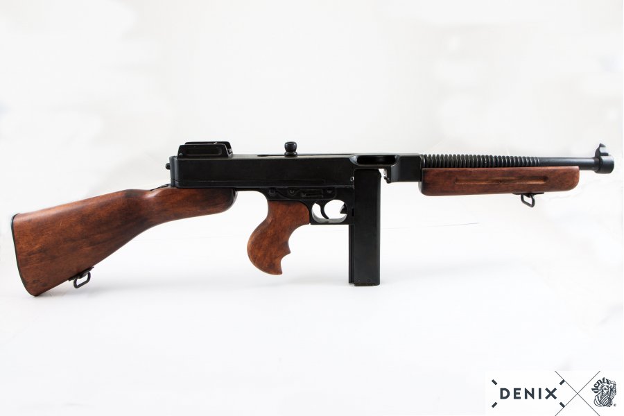 Thompson M1A1 Mafia MG with rod magazine, US 1928