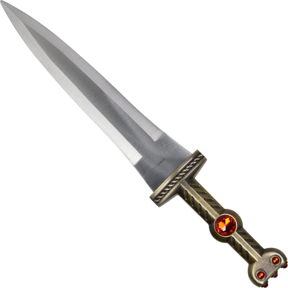 Viking dagger with sheath gold