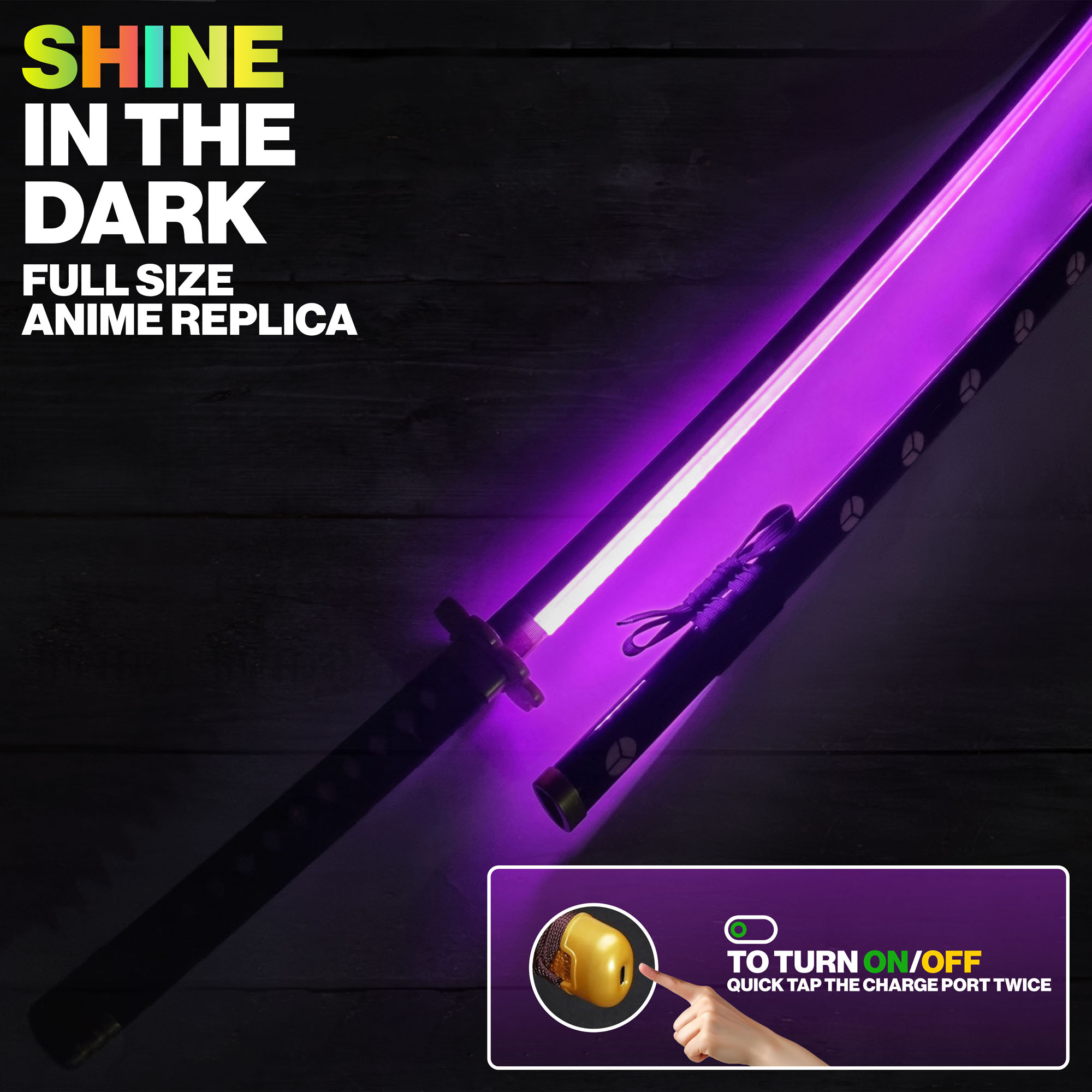 One Piece - Zoro's Shuusui Katana - LED Version