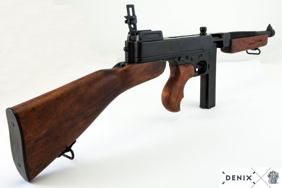 Thompson M1A1 Mafia MG with rod magazine, US 1928