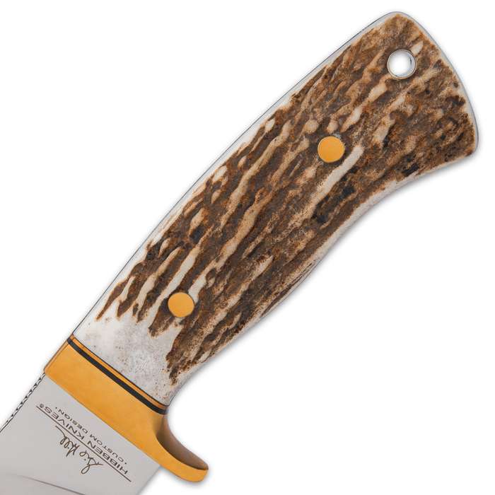 Special Edition Hibben Stag Chugach Hunter Knife With Sheath