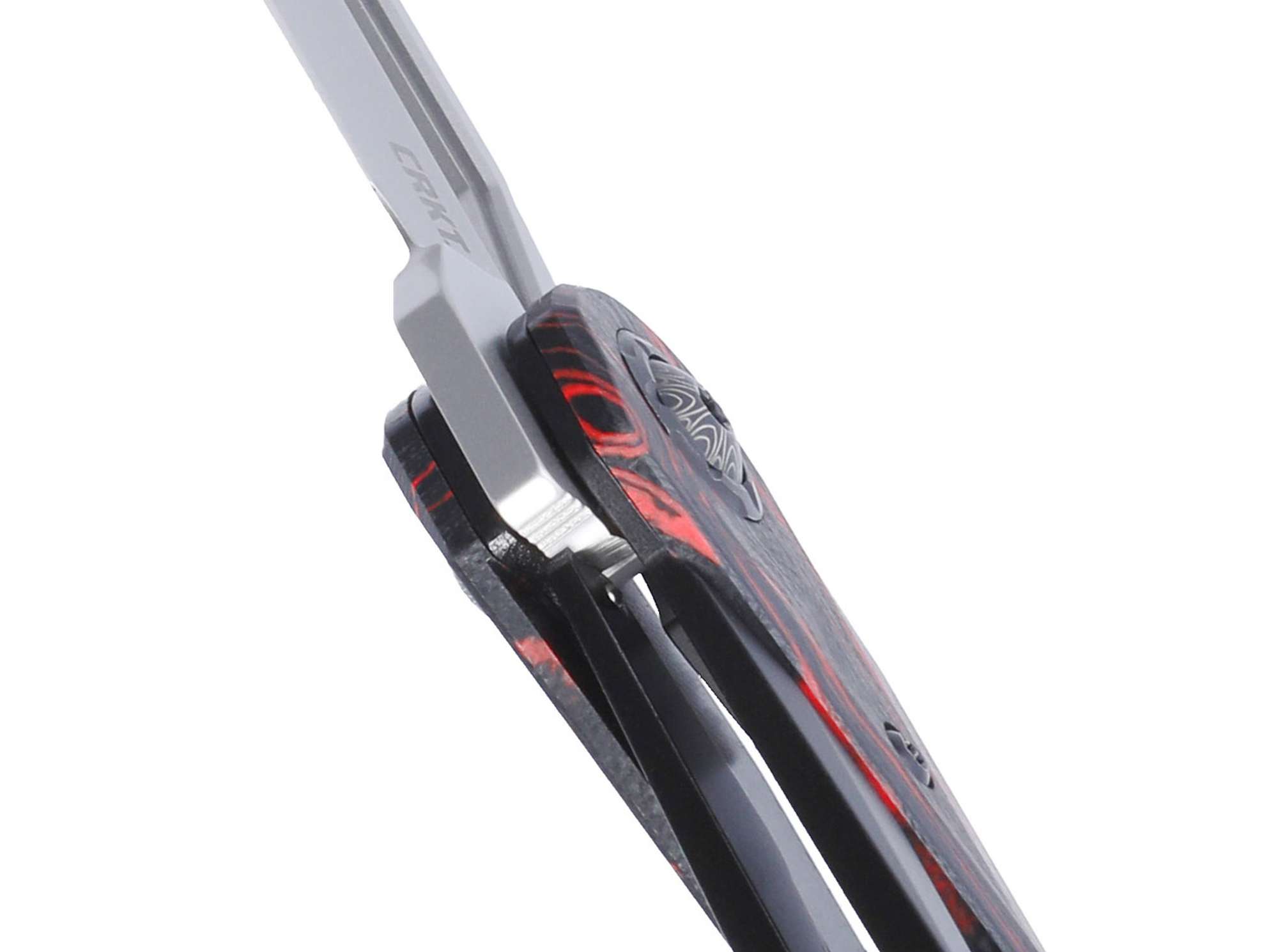 Nucleus 12C27 Steel & G10 Red & Black