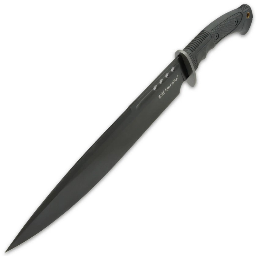 Honshu Boshin Midnight Forge Toothpick Messer mit Scheide