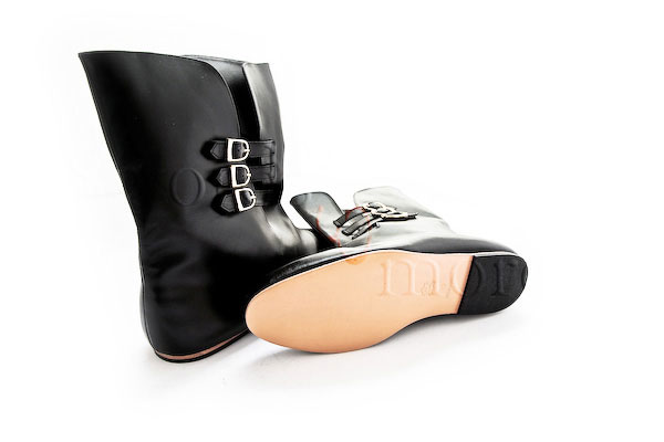 Medieval Leather Calf Boots, Size 13