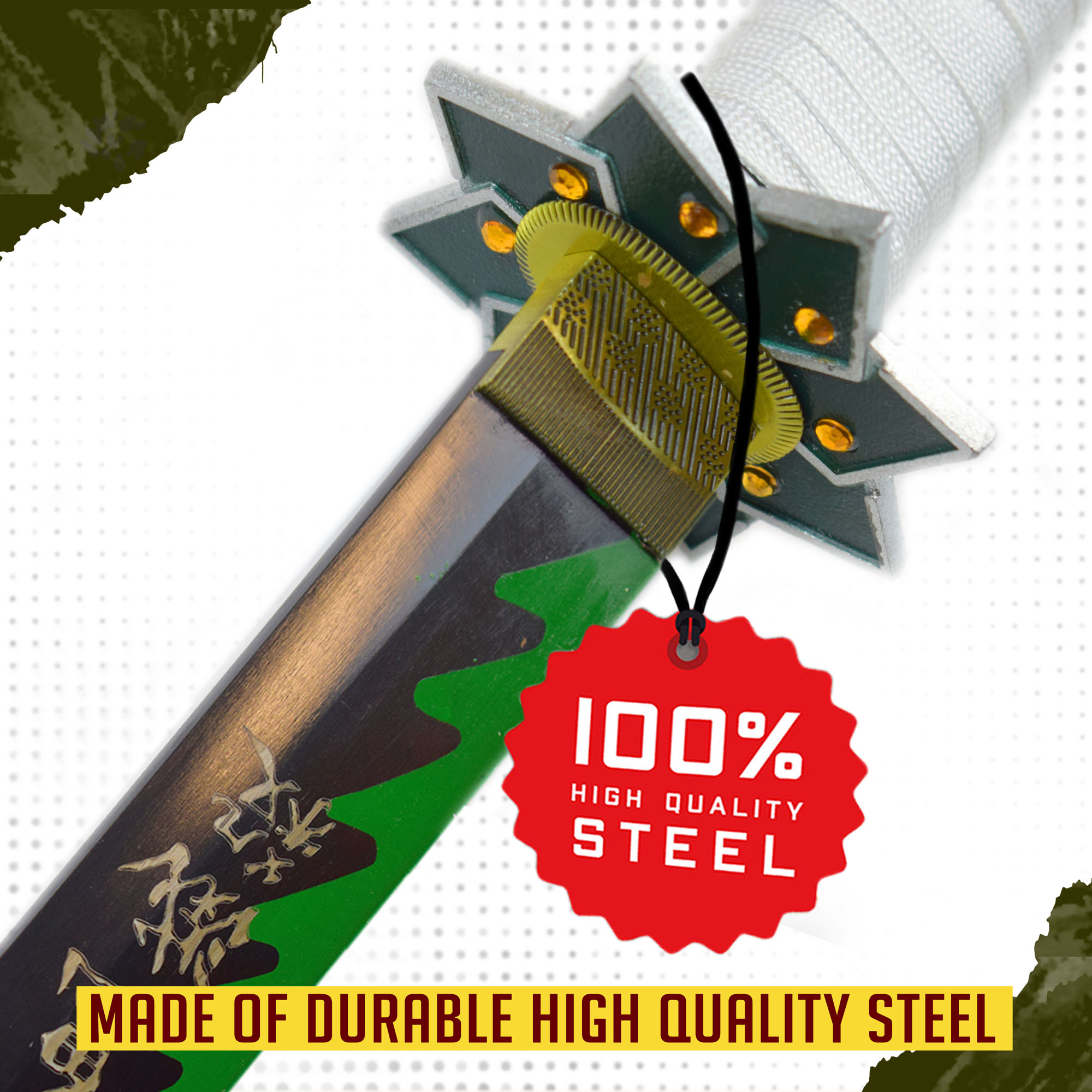 Demon Slayer: Kimetsu no Yaiba - Shinazugawa Sanemi Schwert - handgeschmiedet