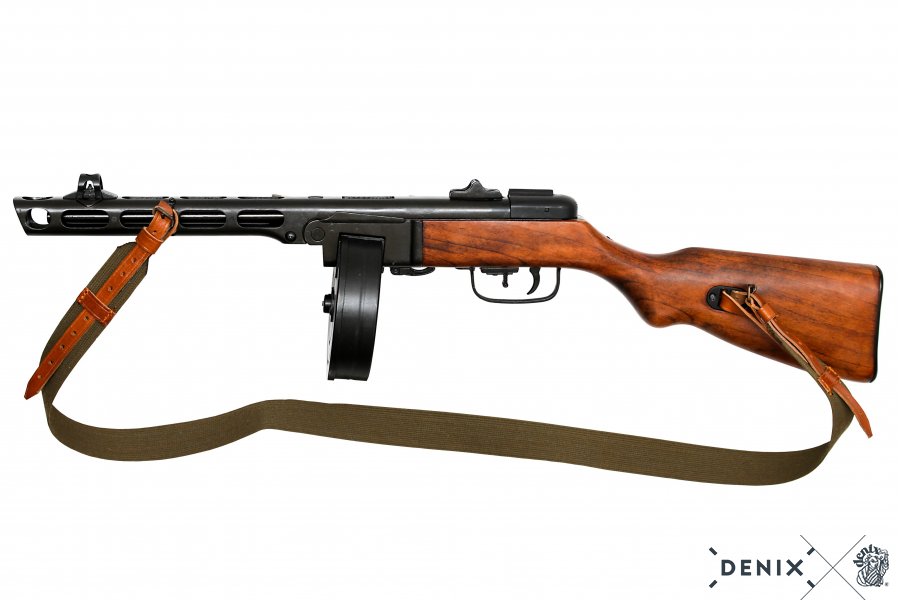 PPSch-41 Maschinengewehr Sowjetunion, 1941, mit Tragegurt