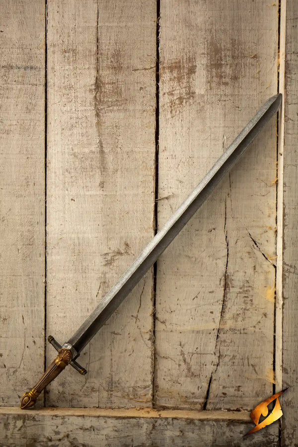 Duellschwert, helles Holz & Gold – 98 cm