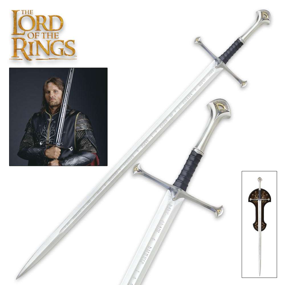 Anduril Schwert Mit Scheide (Bundle aus 14711 und 14739)