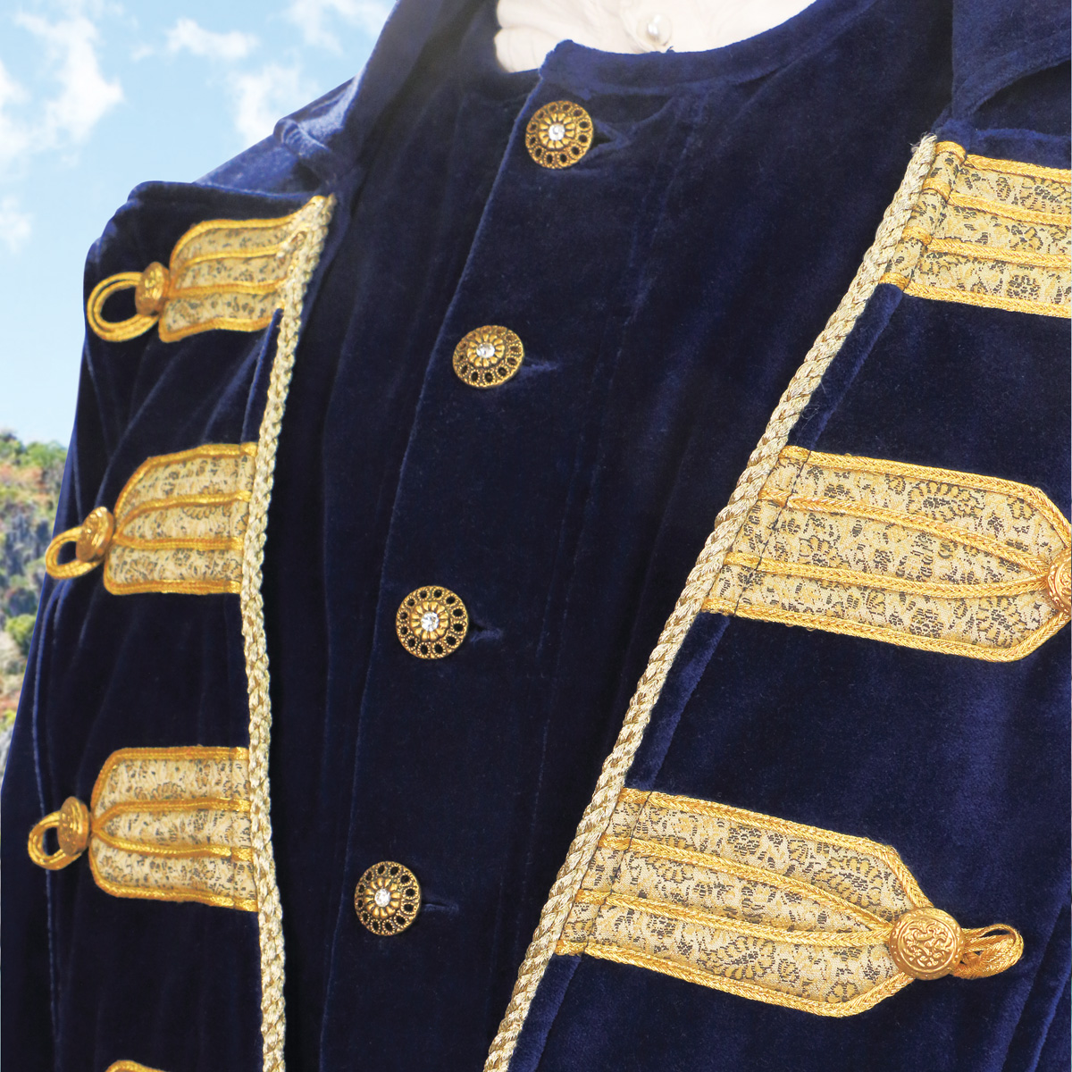 Barbary Coast Pirate Coat, Size S