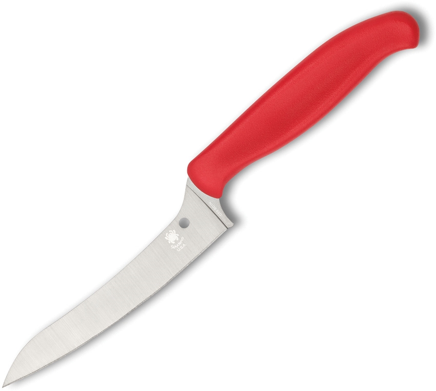 Z-Cut Kitchen Knife, Red, plain edge